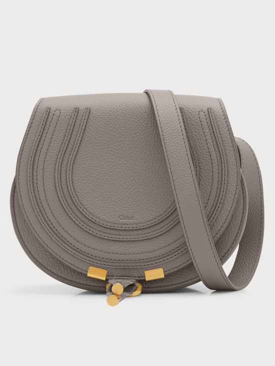 Chloe Handbags - Chloe Small Marcie Saddle Bag in cashmere Gray like new